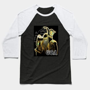 Classic Motorbike in Goa Baseball T-Shirt